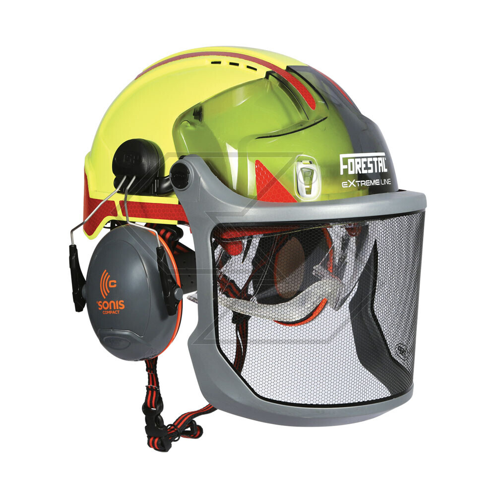 Casco completo FORESTAL EXTREME giallo HI-VIS