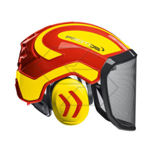 Casco PROTOS FOREST rosso /giallo